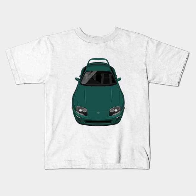 Supra GT MK3 3rd gen 1JZ - Green Kids T-Shirt by jdmart